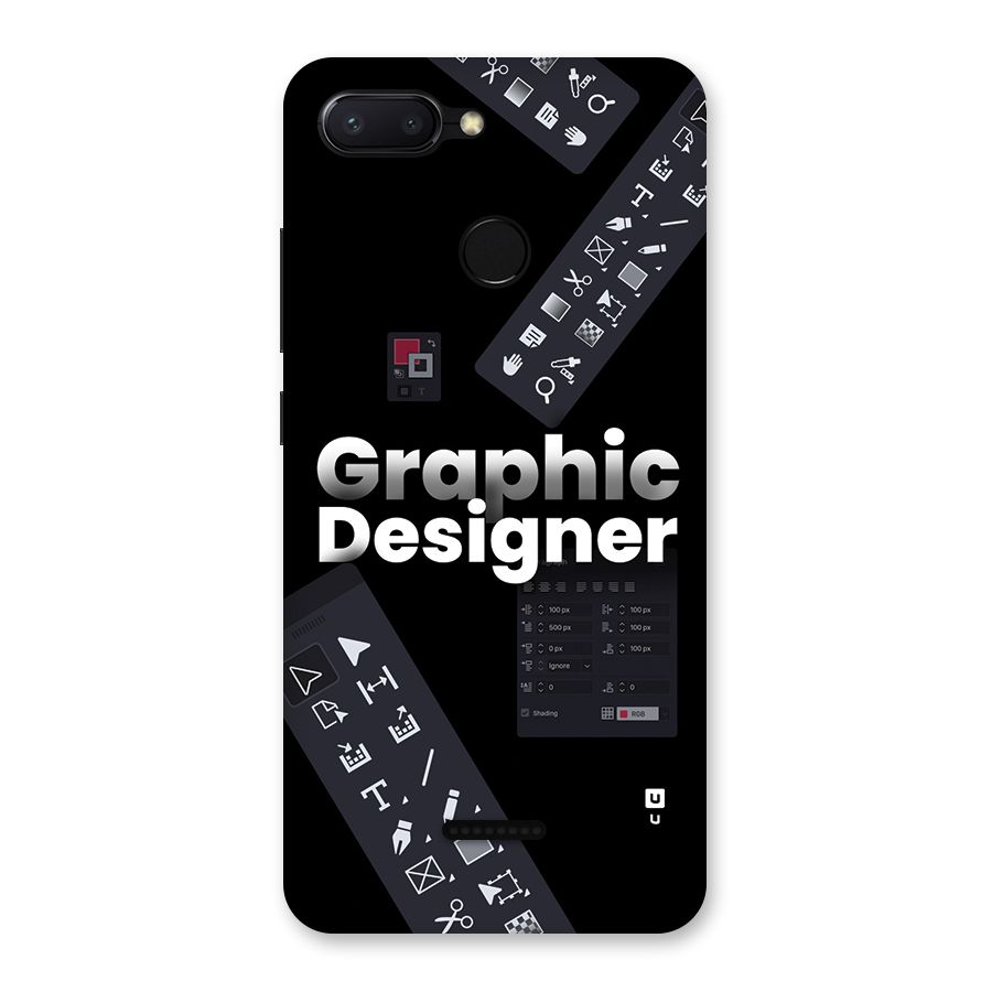 Graphic Designer Tools Back Case for Redmi 6