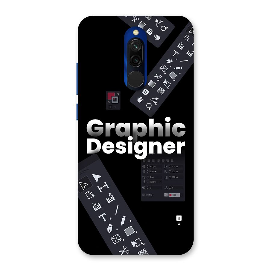 Graphic Designer Tools Back Case for Redmi 8