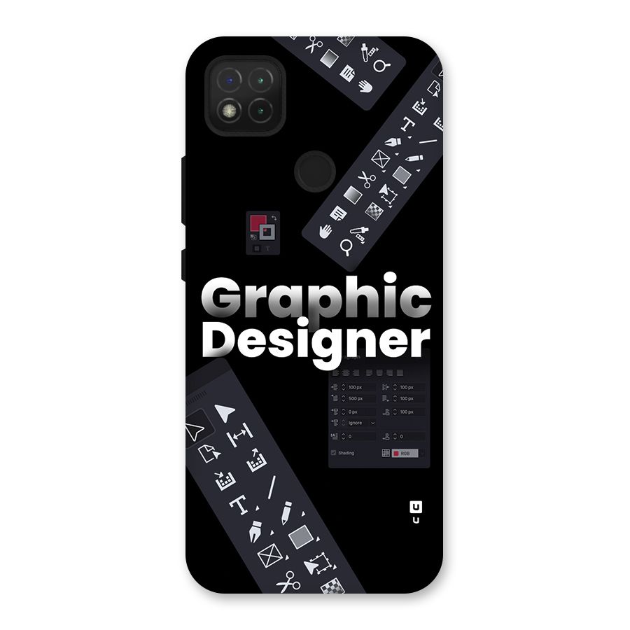 Graphic Designer Tools Back Case for Redmi 9 Activ