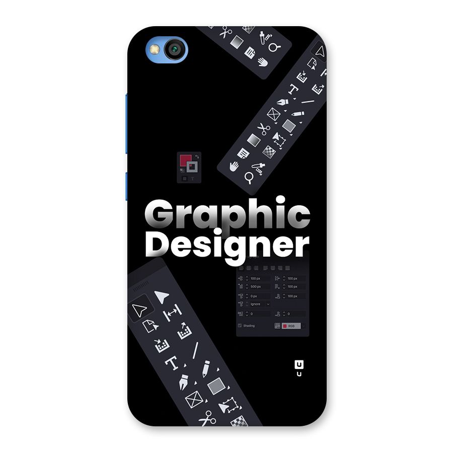 Graphic Designer Tools Back Case for Redmi Go