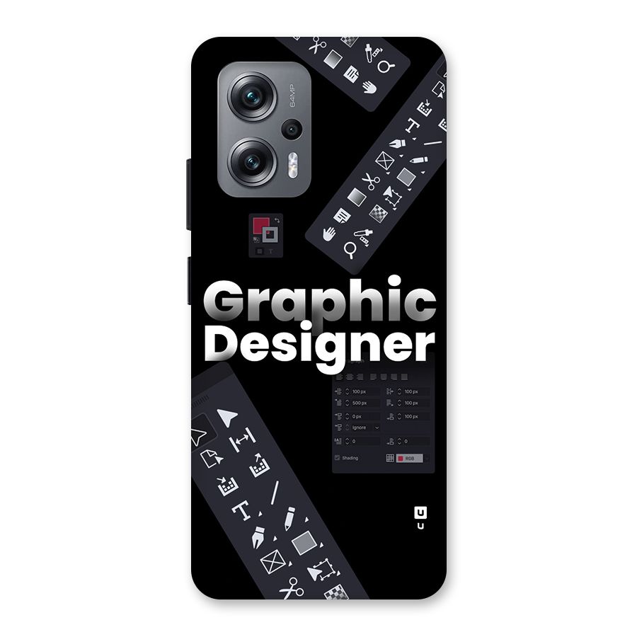 Graphic Designer Tools Back Case for Redmi K50i