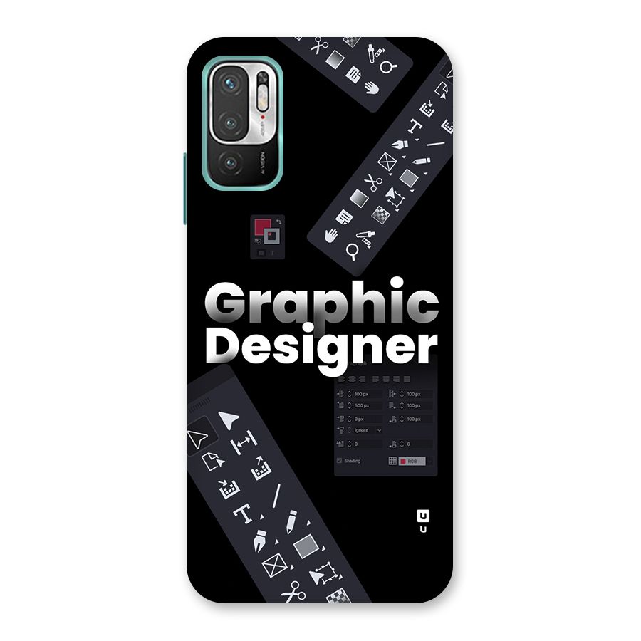 Graphic Designer Tools Back Case for Redmi Note 10T 5G