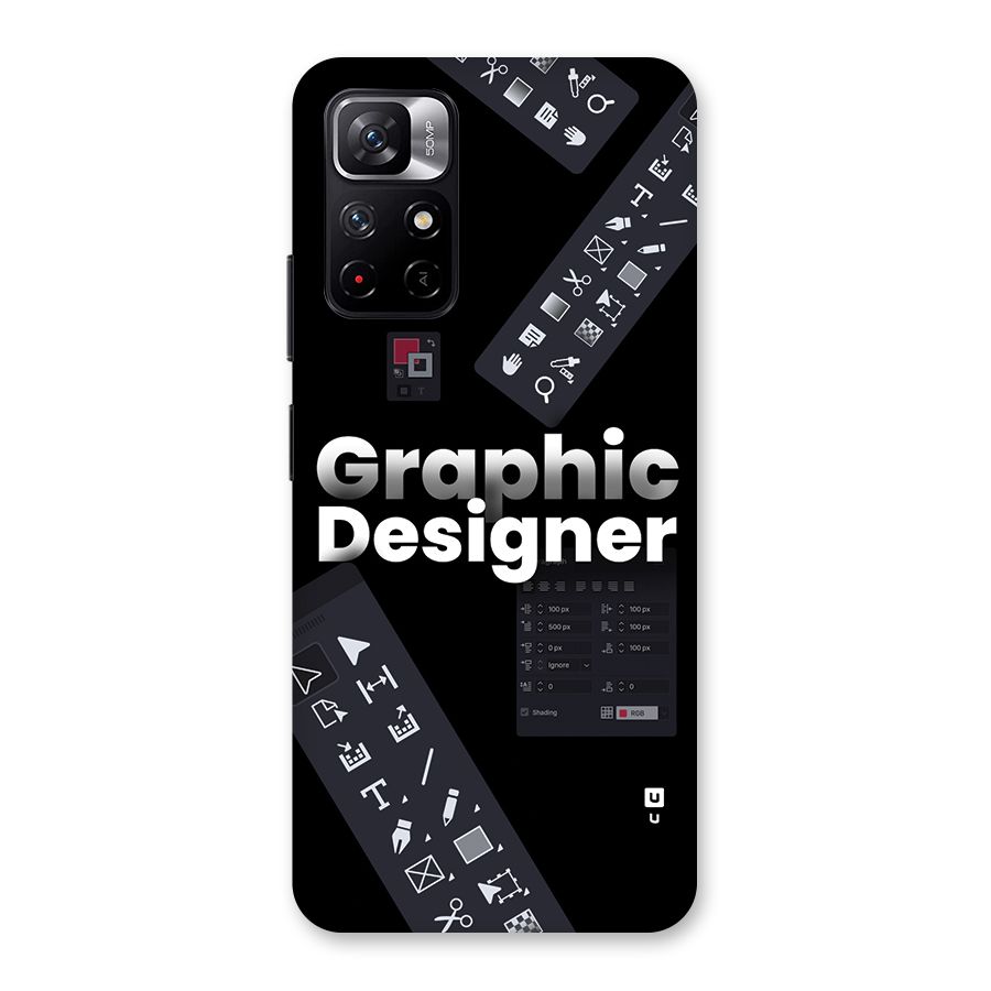 Graphic Designer Tools Back Case for Redmi Note 11T 5G