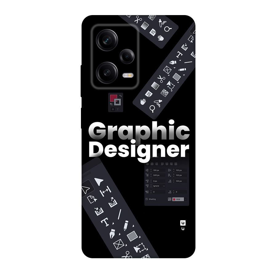 Graphic Designer Tools Back Case for Redmi Note 12 Pro