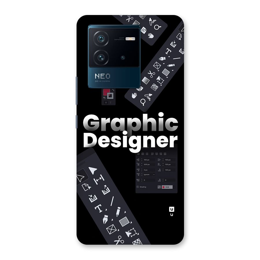 Graphic Designer Tools Back Case for Vivo iQOO Neo 6 5G