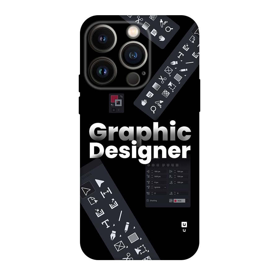 Graphic Designer Tools Back Case for iPhone 14 Pro
