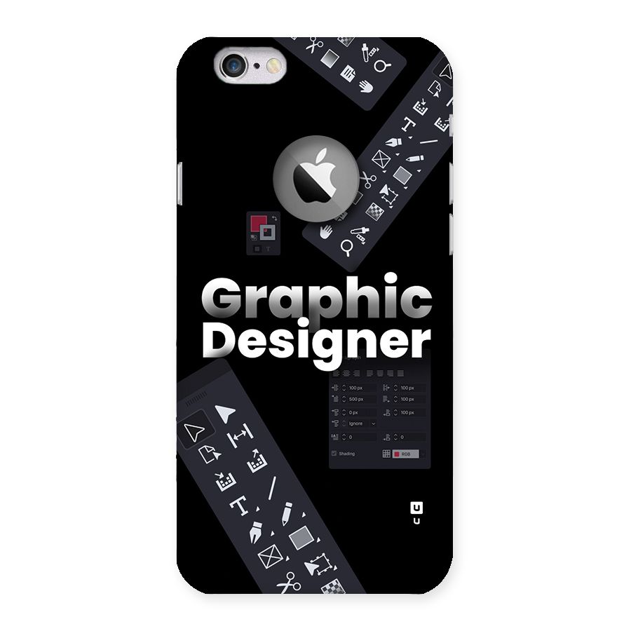 Graphic Designer Tools Back Case for iPhone 6 Logo Cut