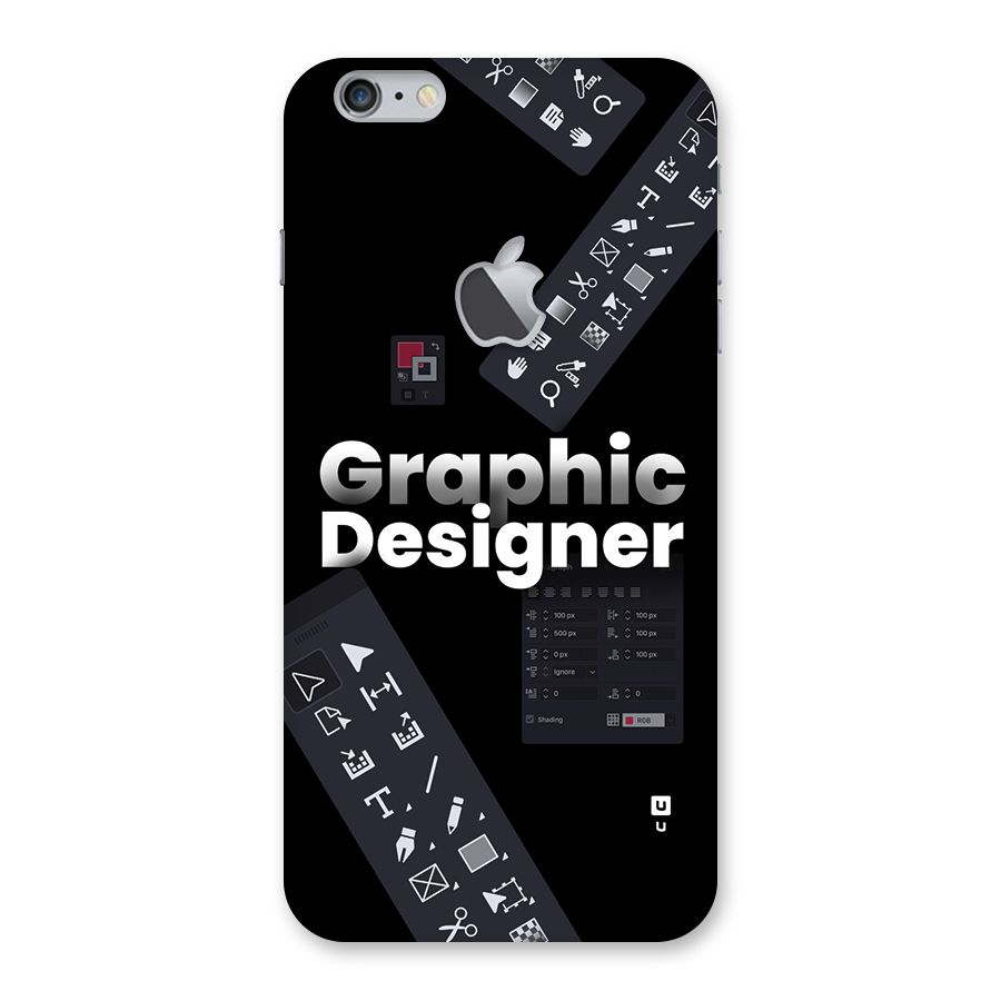 Graphic Designer Tools Back Case for iPhone 6 Plus 6S Plus Logo Cut