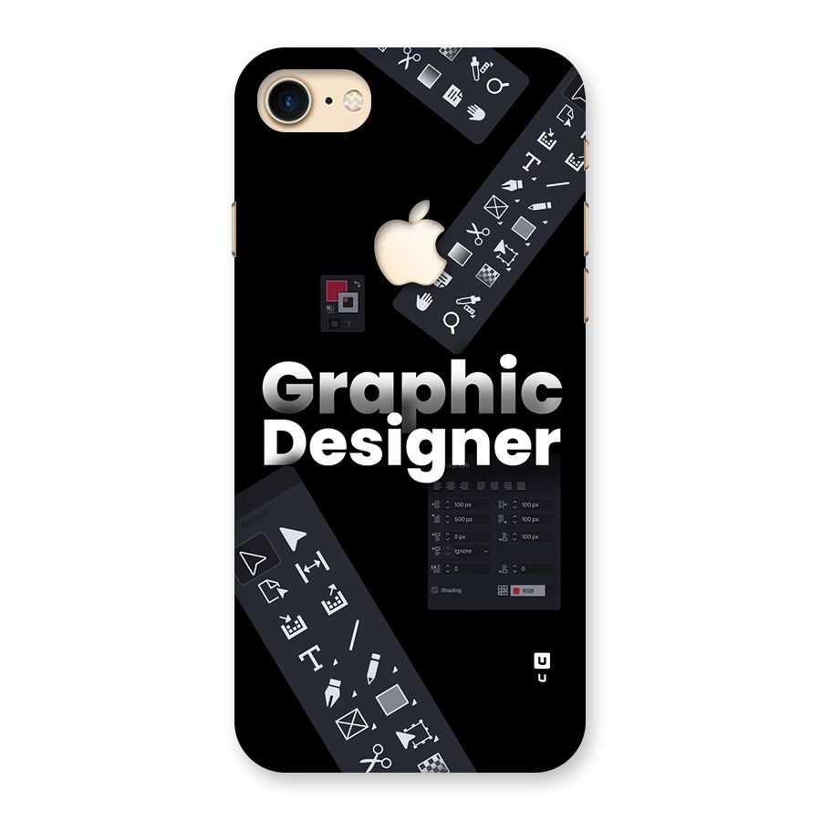 Graphic Designer Tools Back Case for iPhone 7 Apple Cut