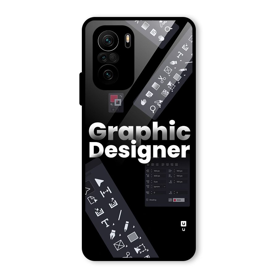 Graphic Designer Tools Glass Back Case for Mi 11x