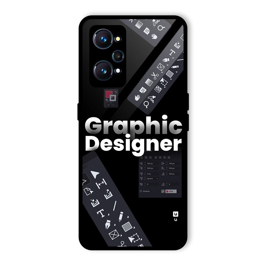 Graphic Designer Tools Glass Back Case for Realme GT Neo2