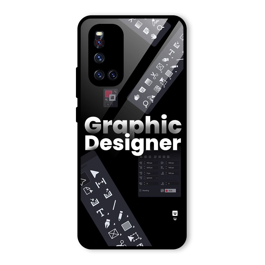 Graphic Designer Tools Glass Back Case for Vivo V19
