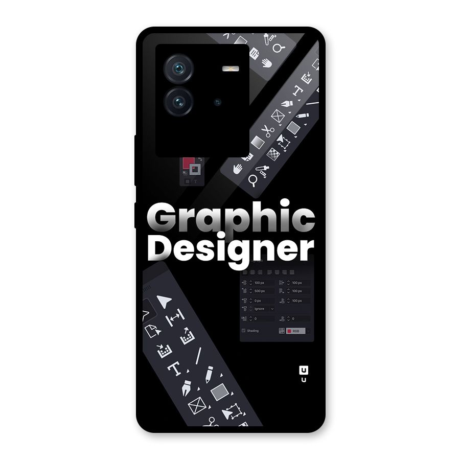 Graphic Designer Tools Glass Back Case for Vivo iQOO Neo 6 5G
