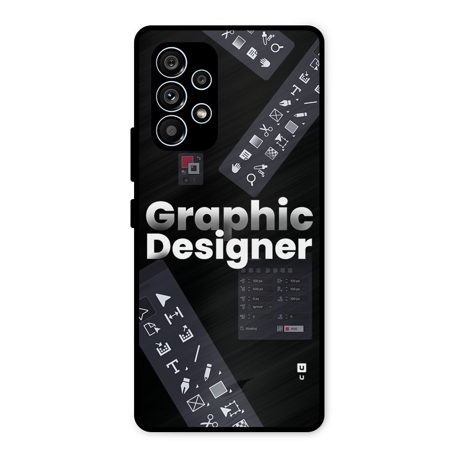 Graphic Designer Tools Metal Back Case for Galaxy A53 5G
