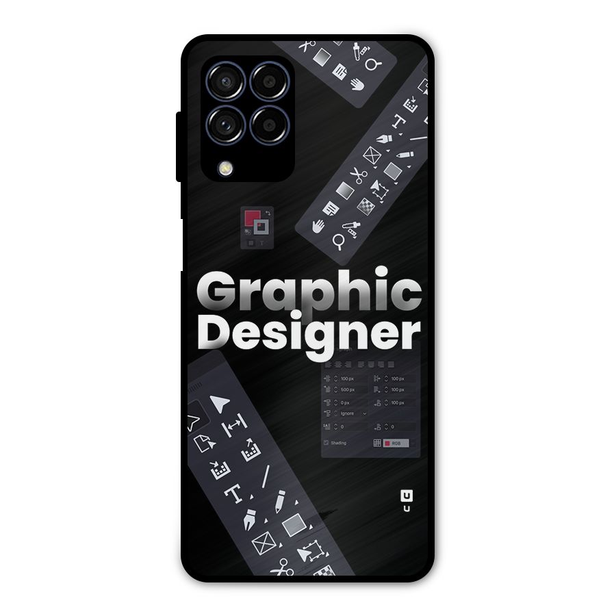 Graphic Designer Tools Metal Back Case for Galaxy M53 5G