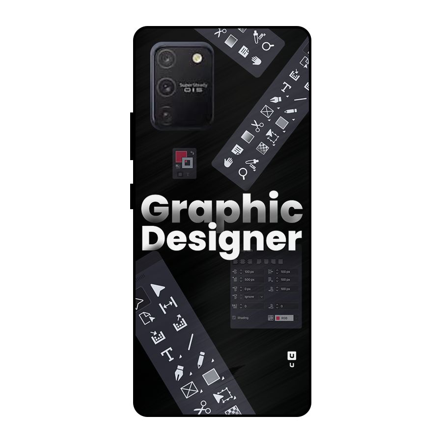 Graphic Designer Tools Metal Back Case for Galaxy S10 Lite