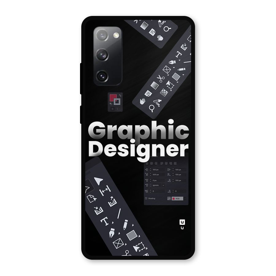 Graphic Designer Tools Metal Back Case for Galaxy S20 FE 5G