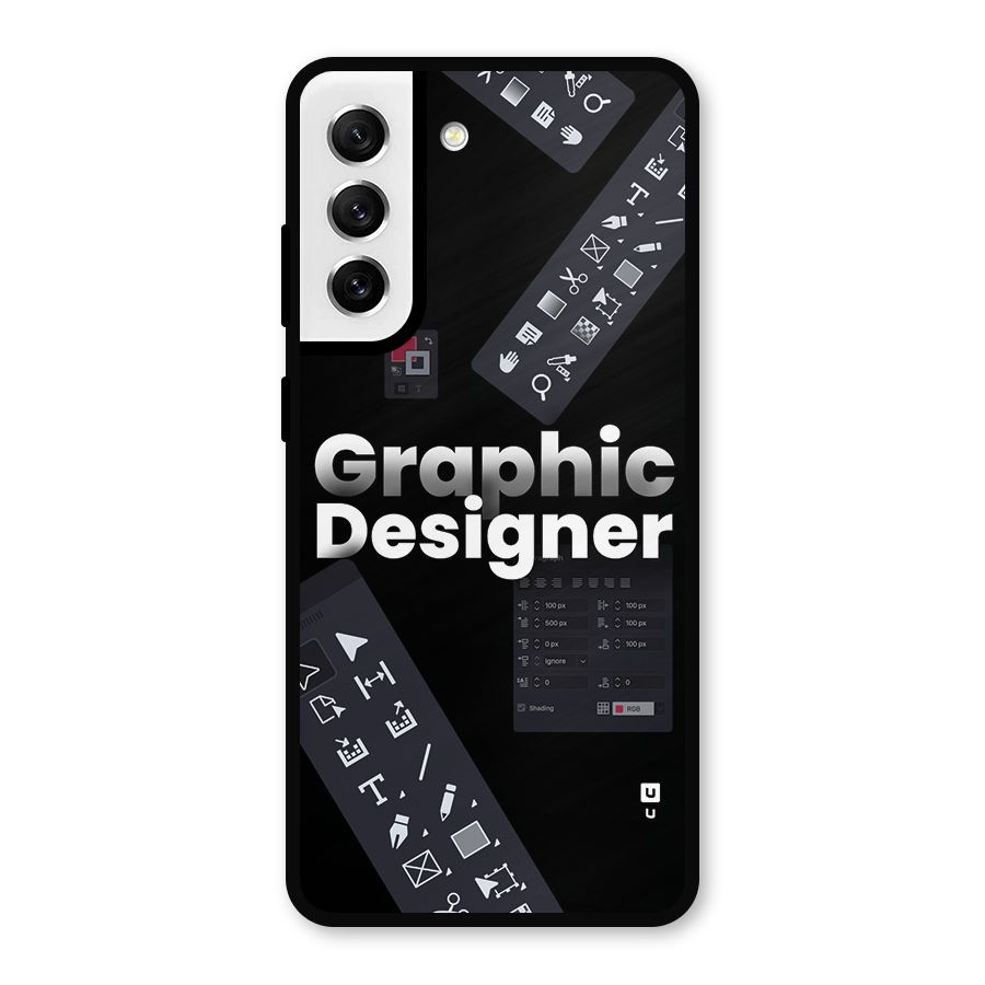 Graphic Designer Tools Metal Back Case for Galaxy S21 FE 5G