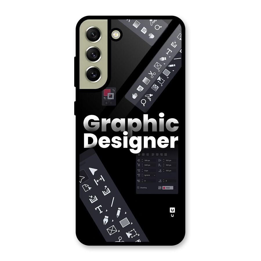 Graphic Designer Tools Metal Back Case for Galaxy S21 FE 5G (2023)
