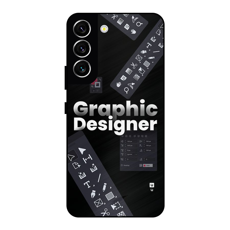 Graphic Designer Tools Metal Back Case for Galaxy S22 5G