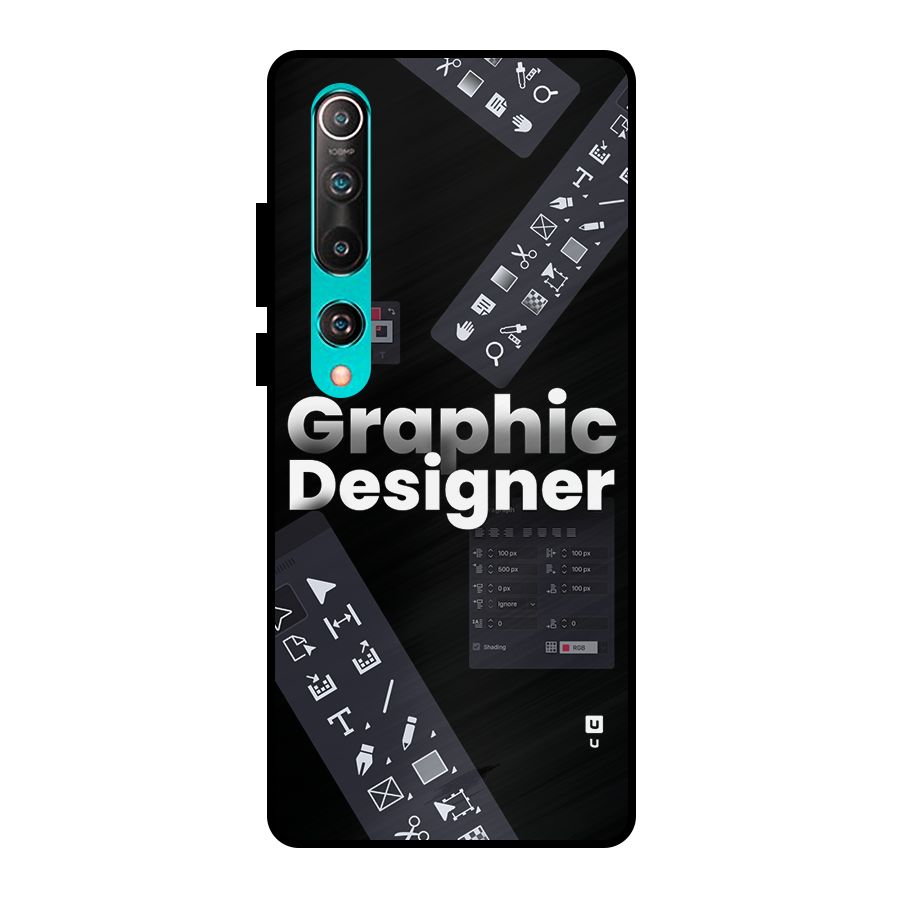 Graphic Designer Tools Metal Back Case for Mi 10