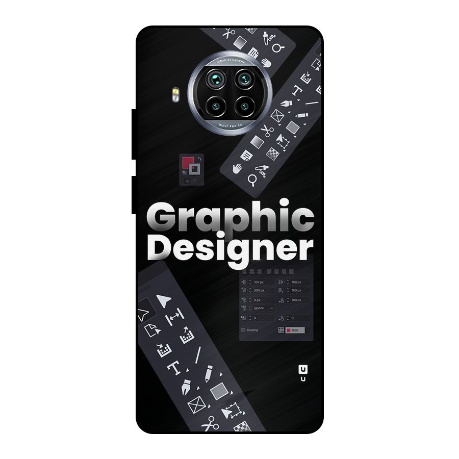 Graphic Designer Tools Metal Back Case for Mi 10i