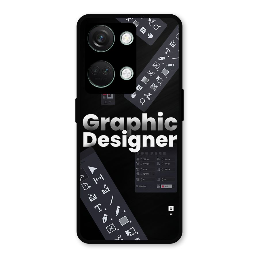 Graphic Designer Tools Metal Back Case for OnePlus Nord 3