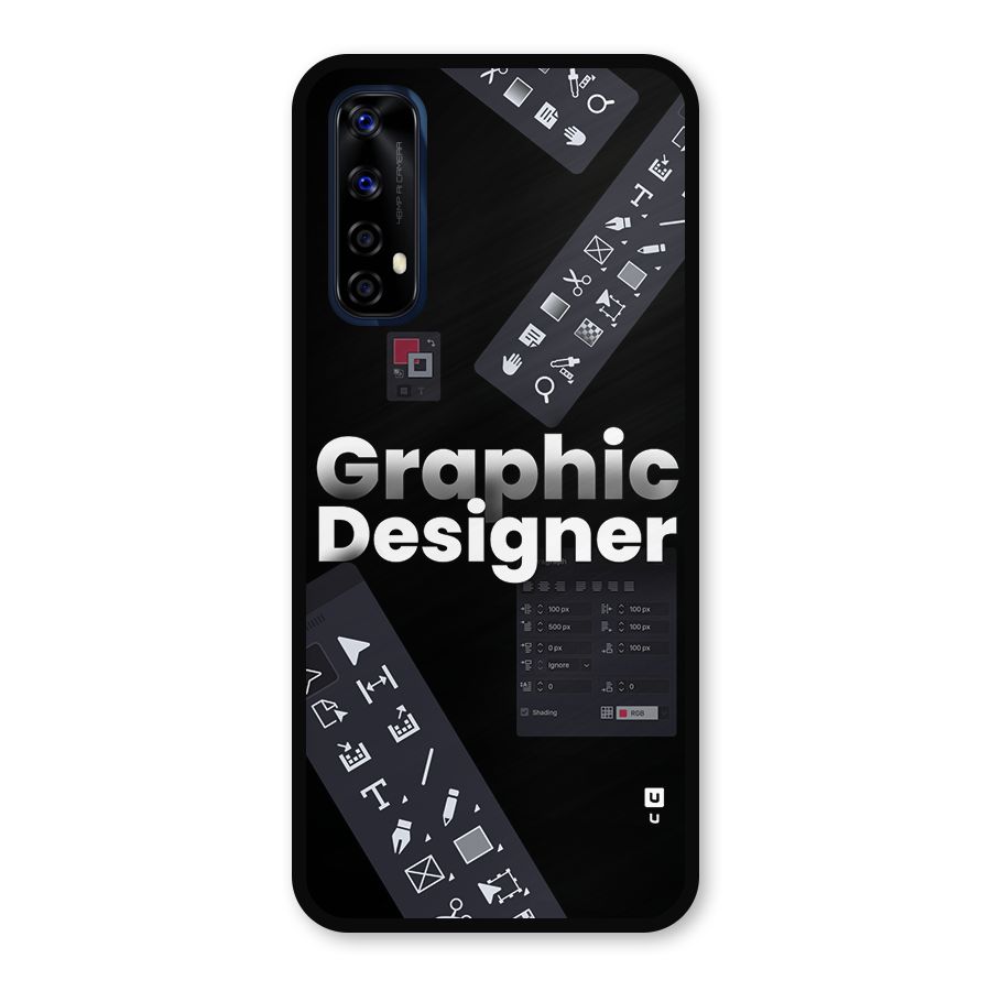 Graphic Designer Tools Metal Back Case for Realme 7