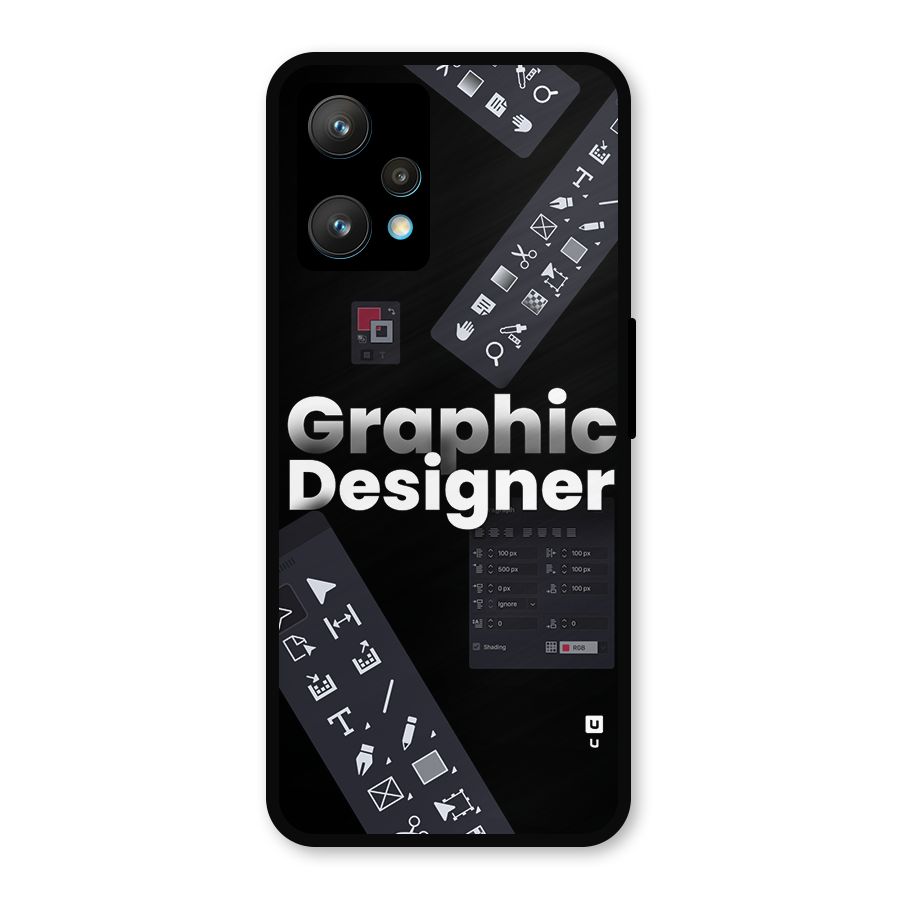 Graphic Designer Tools Metal Back Case for Realme 9