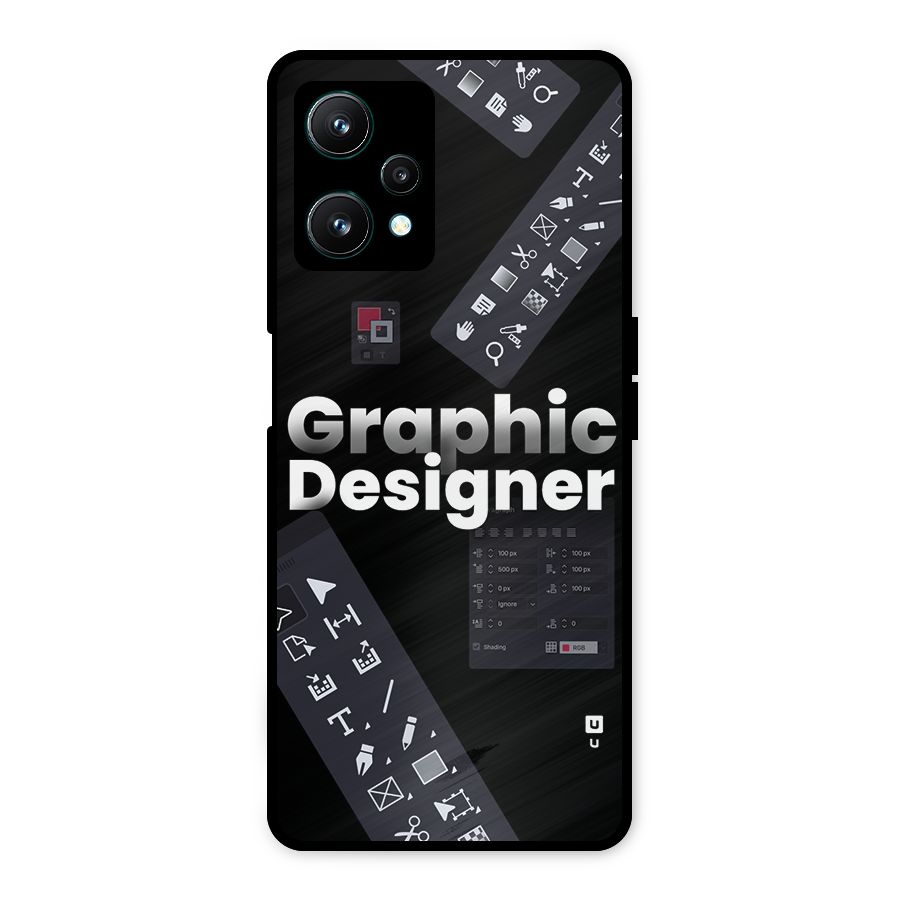 Graphic Designer Tools Metal Back Case for Realme 9 Pro 5G