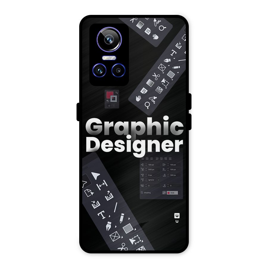 Graphic Designer Tools Metal Back Case for Realme GT Neo 3