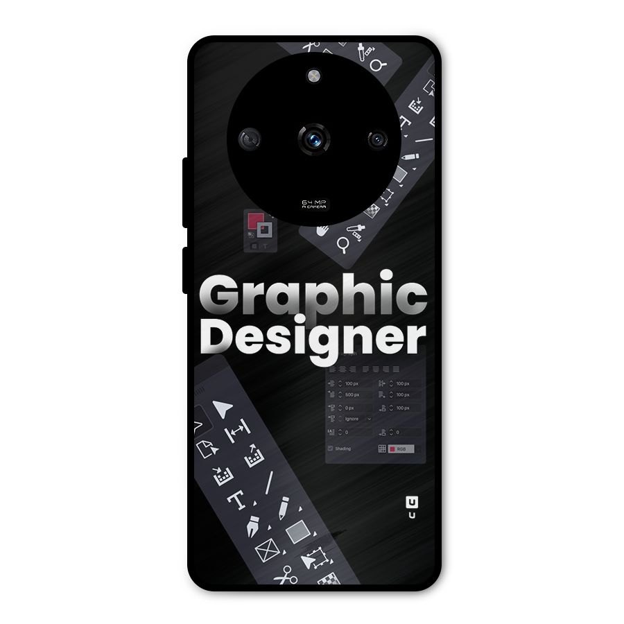 Graphic Designer Tools Metal Back Case for Realme Narzo 60 5G