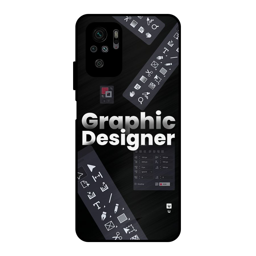 Graphic Designer Tools Metal Back Case for Redmi Note 11 SE