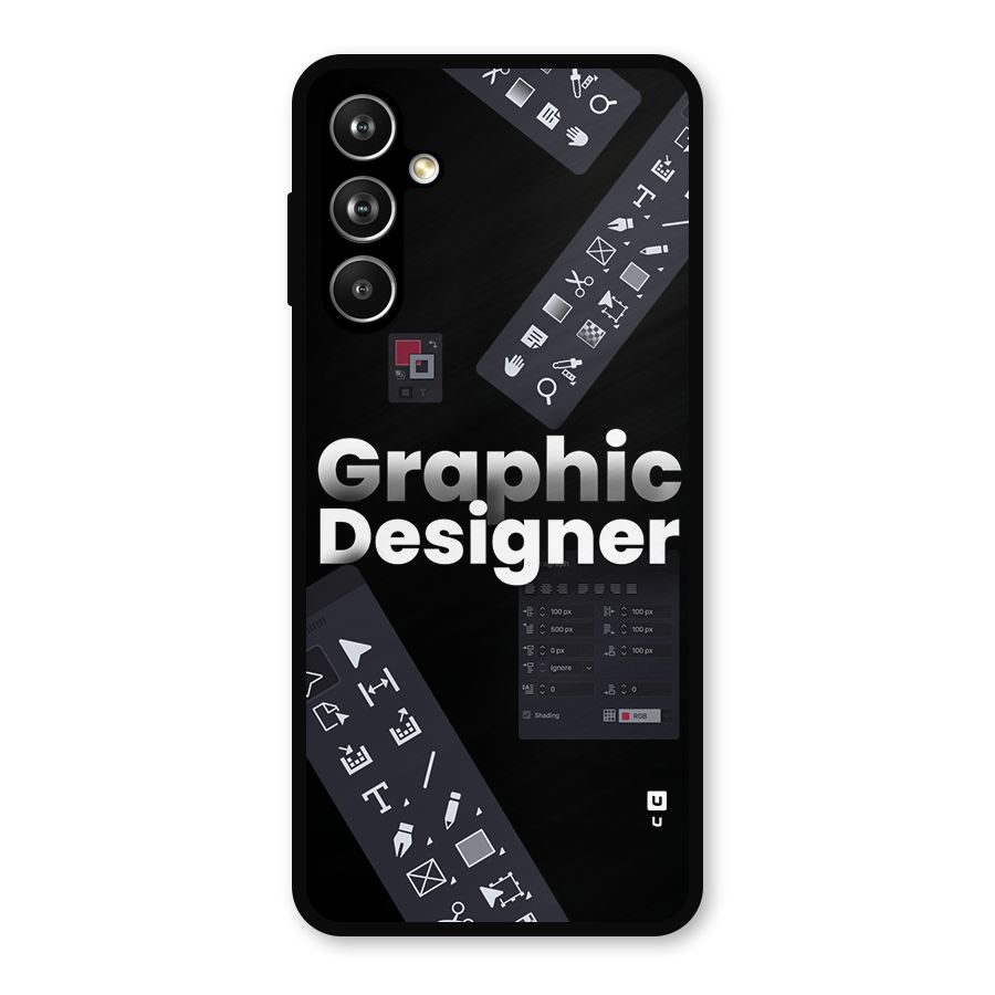 Graphic Designer Tools Metal Back Case for Samsung Galaxy M54
