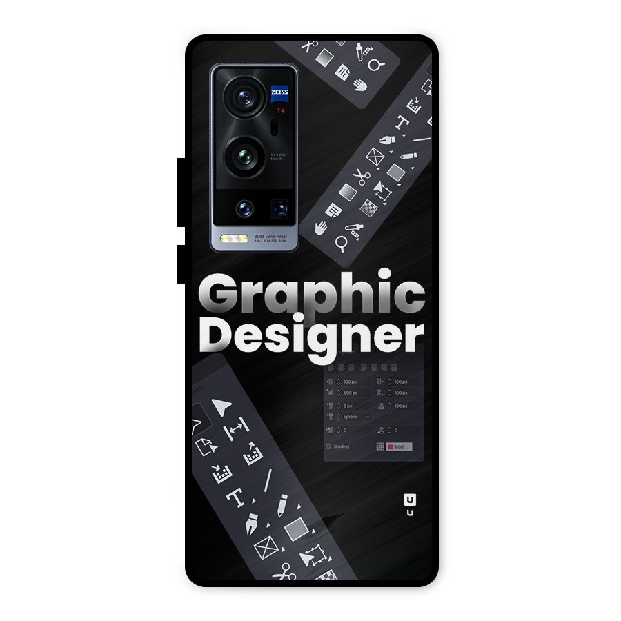 Graphic Designer Tools Metal Back Case for Vivo X60 Pro Plus