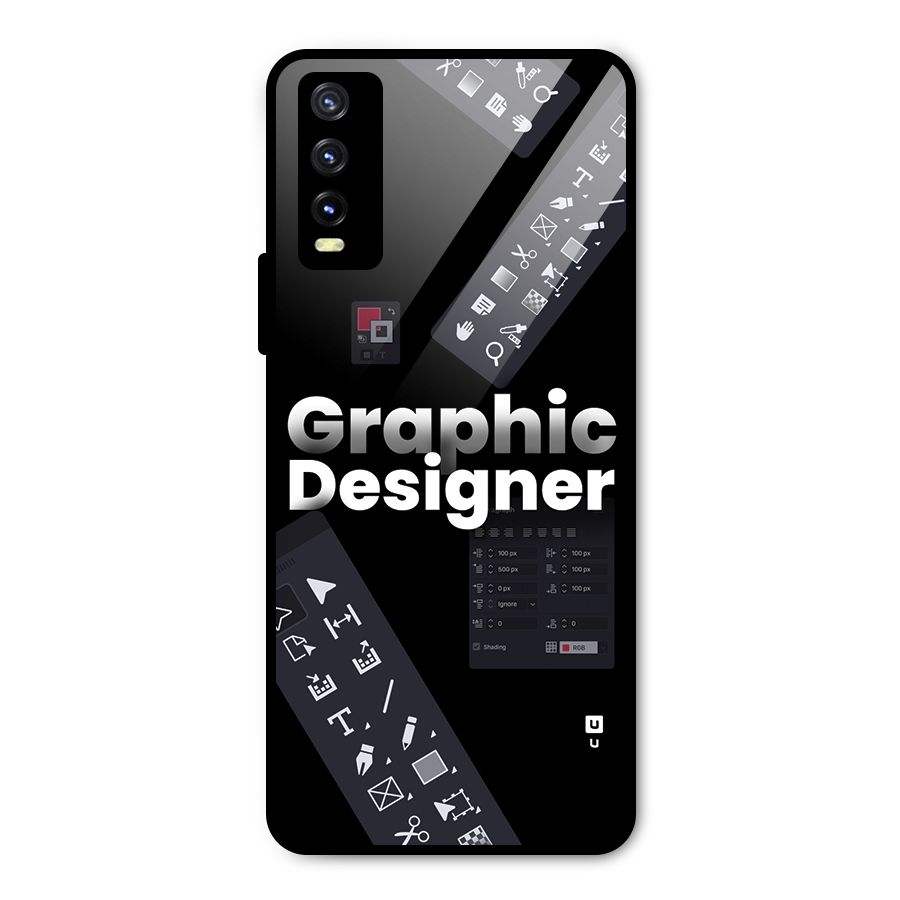Graphic Designer Tools Metal Back Case for Vivo Y20