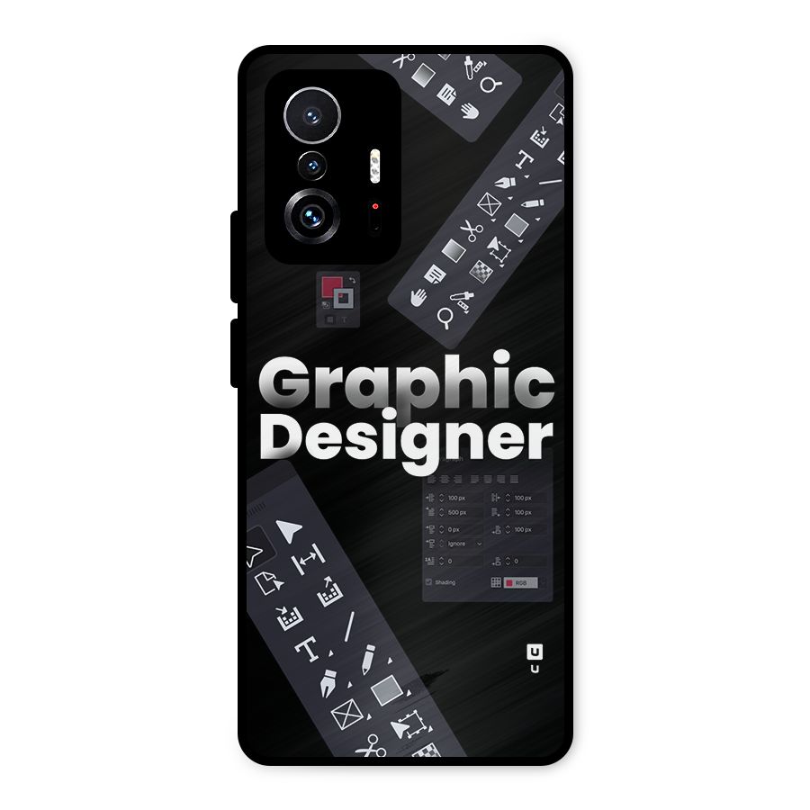 Graphic Designer Tools Metal Back Case for Xiaomi 11T Pro