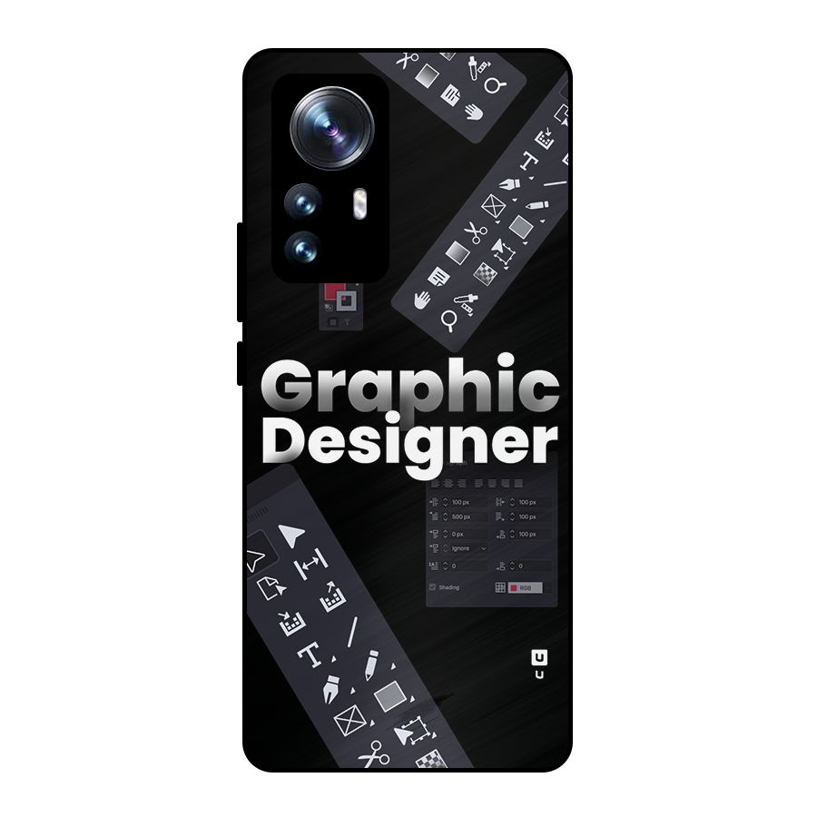 Graphic Designer Tools Metal Back Case for Xiaomi 12 Pro