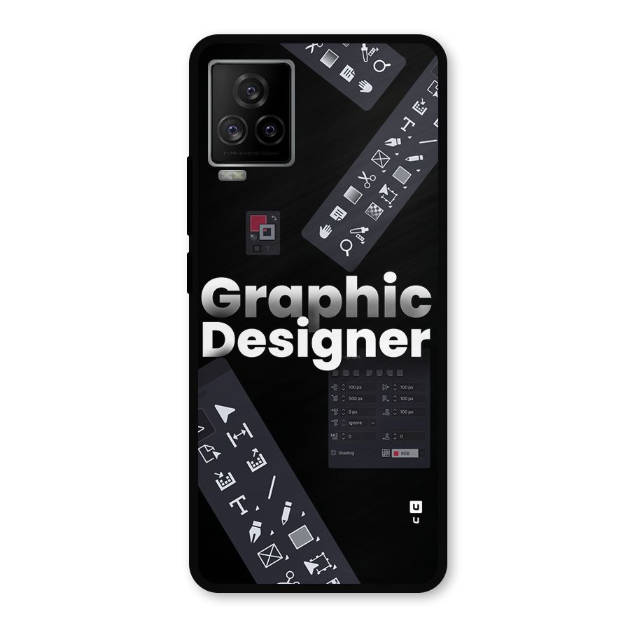 Graphic Designer Tools Metal Back Case for iQOO 7 Legend 5G