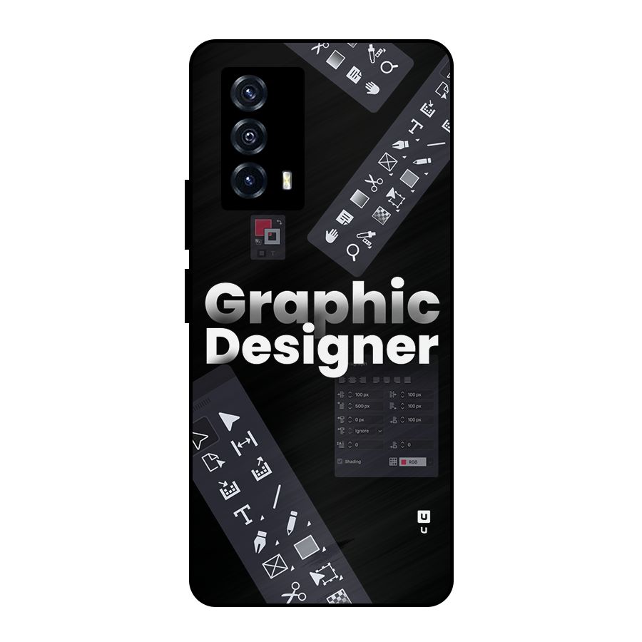 Graphic Designer Tools Metal Back Case for iQOO Z5