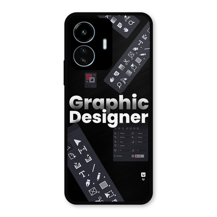 Graphic Designer Tools Metal Back Case for vivo iQOO Z6 Lite 5G