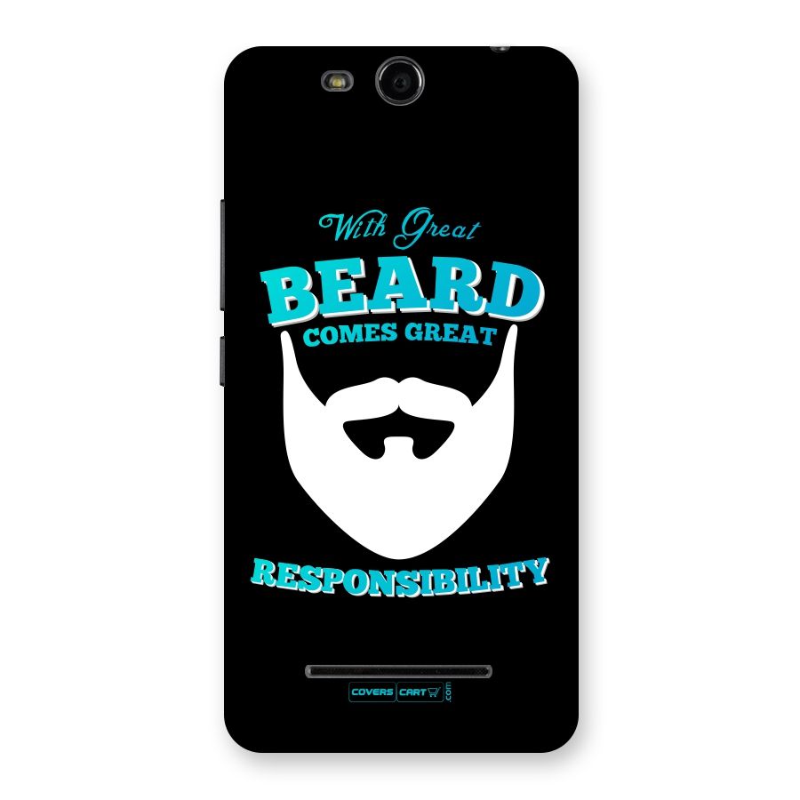 Great Beard Back Case for Micromax Canvas Juice 3 Q392