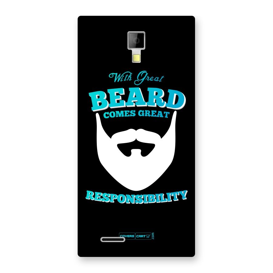 Great Beard Back Case for Micromax Canvas Xpress A99