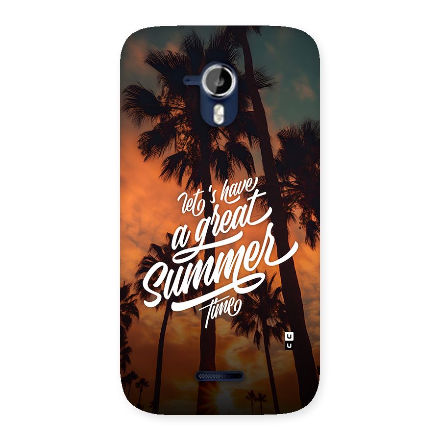 Great Summer Back Case for Canvas Magnus A117