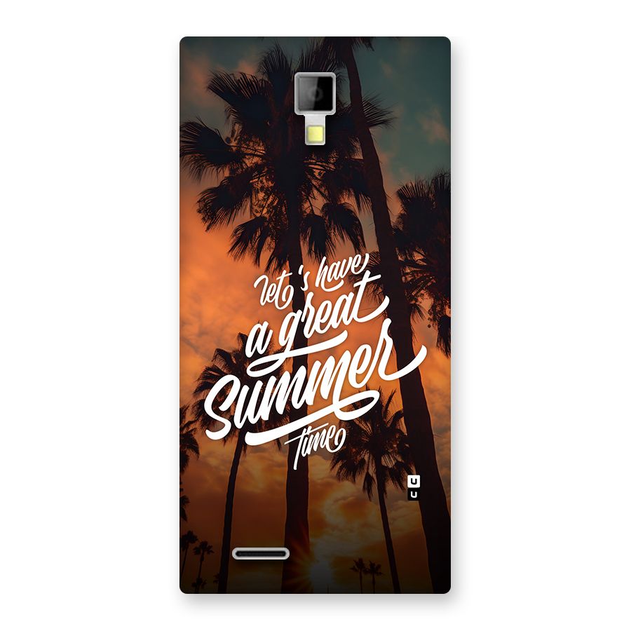 Great Summer Back Case for Canvas Xpress A99