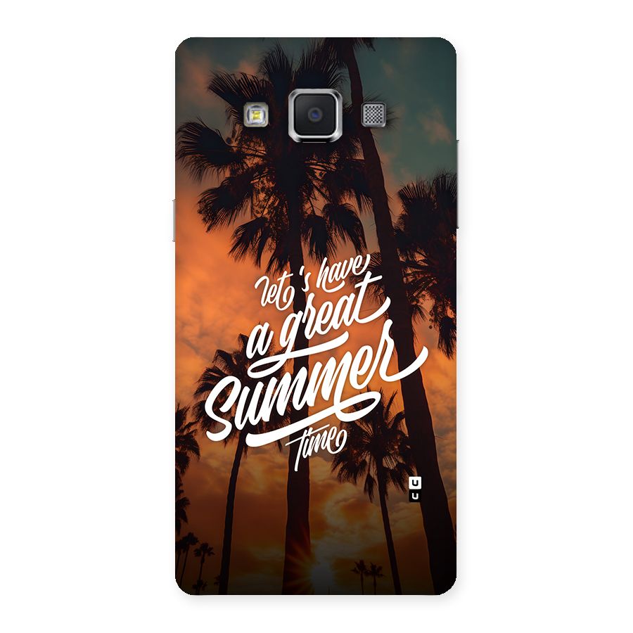 Great Summer Back Case for Galaxy A5