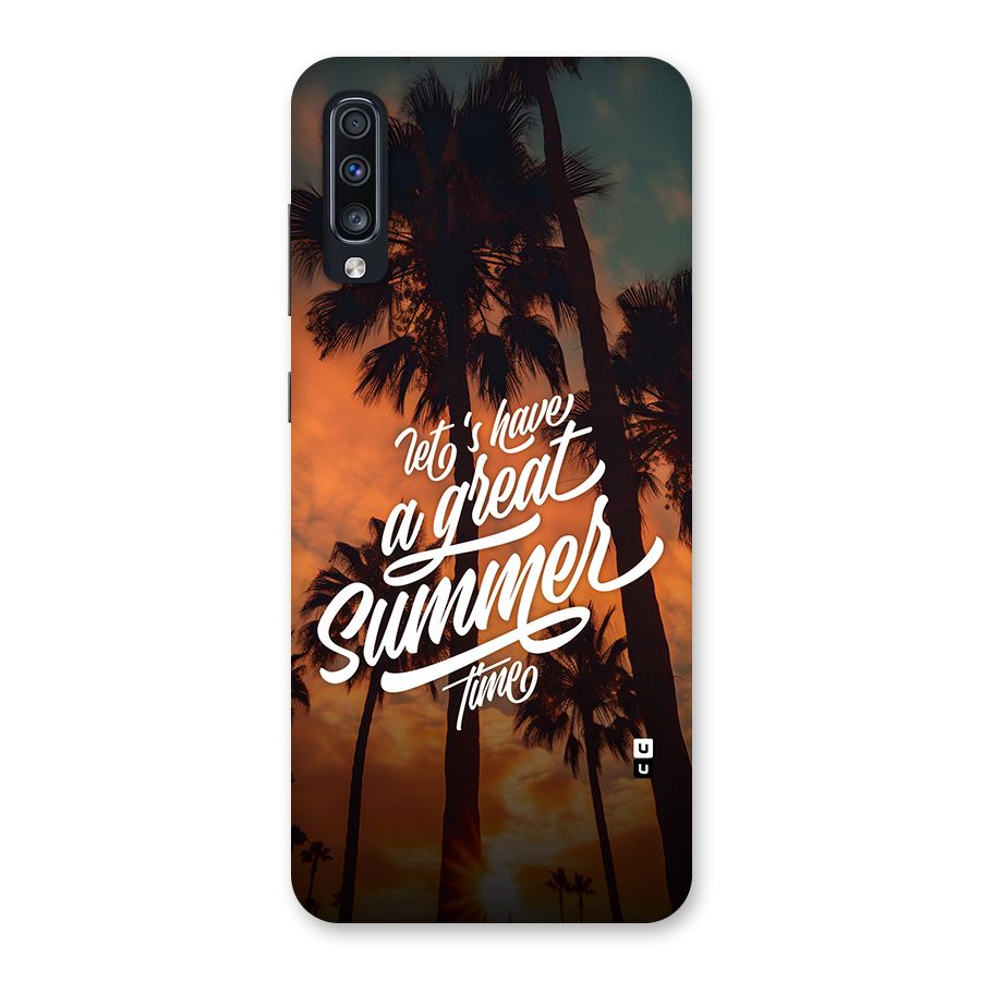 Great Summer Back Case for Galaxy A70