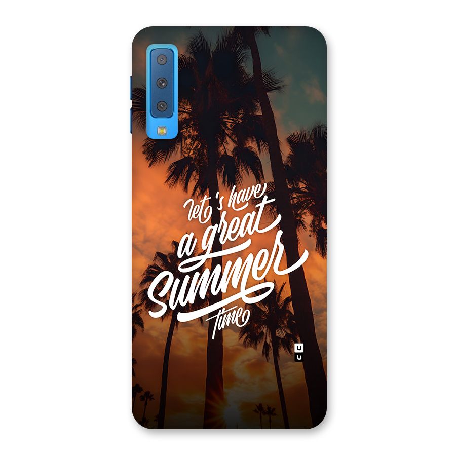 Great Summer Back Case for Galaxy A7 (2018)