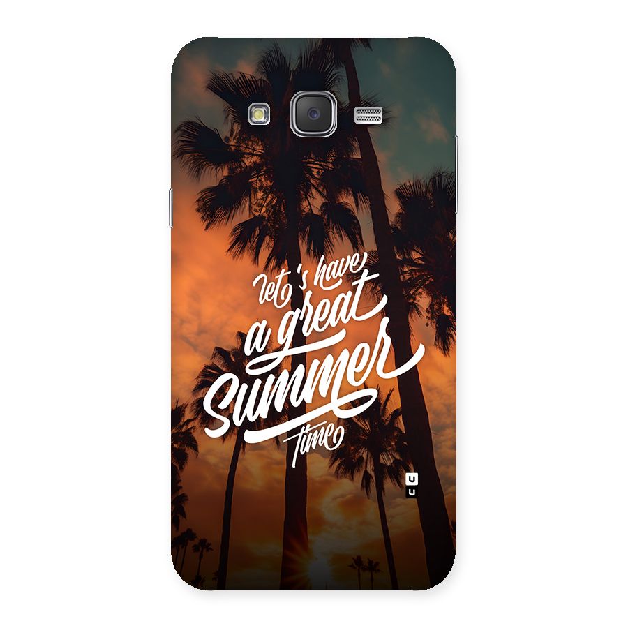 Great Summer Back Case for Galaxy J7