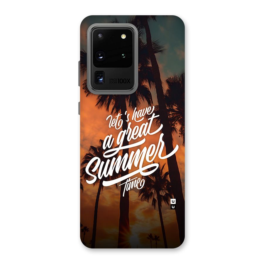 Great Summer Back Case for Galaxy S20 Ultra